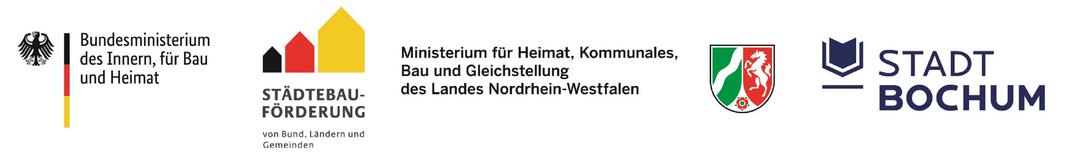 Collage mit verschiedenen Förderlogos