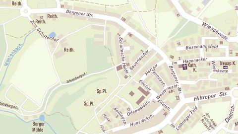 Lageplan Falkenheim Bergen