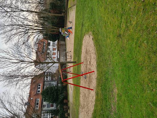 Spielplatz Wanner Straße im März 2021