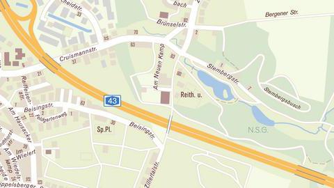Lageplan Zillertalstraße 41, Zocas Bochum