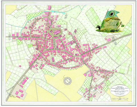 Bochum 1842 – historischer Stadtplan erzählt Geschichte  Ausstellung zeigt Bochum im Kartenbild