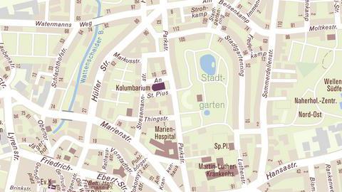 Lageplan Stadtgarten Wattenscheod