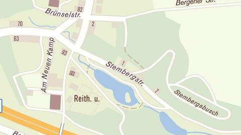 Lageplan Stembergstraße 