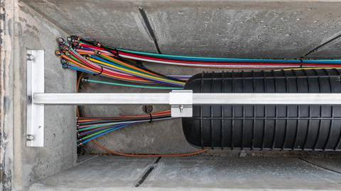Kabel für Glasfaseranschlüsse