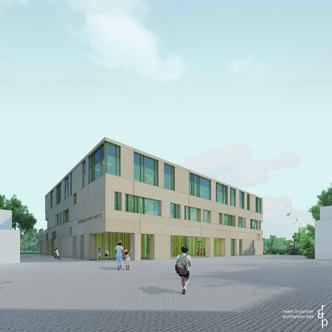 Entwurf der neuen Schule an der Feldsieper Straße