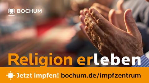 Motiv "Religion" der neuen Impfkampagne der Stadt Bochum