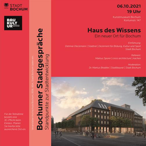 Plakat zum Stadtgespraech