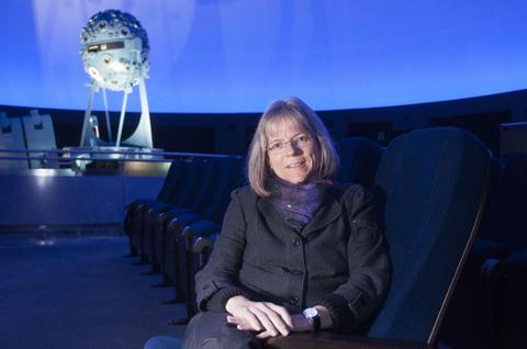 Dr. Susanne Hüttemeister im Bochumer Planetarium
