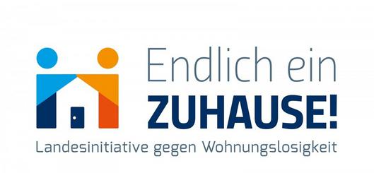 Logo Landesiniative gegen Wohnungslosigkeit