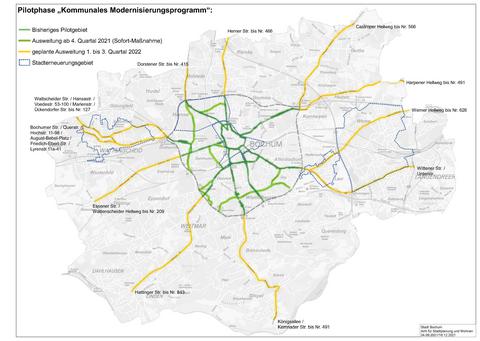 Pilotgebiet kommunales Modernisierungsprogramm Bochum