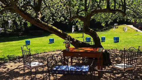 Der Traugarten vom Amtshaus Weitmar