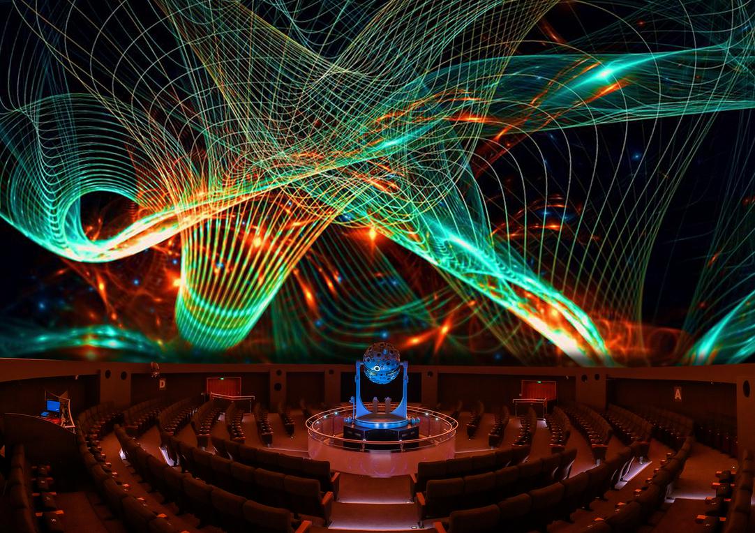 Die neue Kuppel im Planetarium