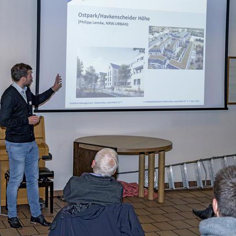 Präsentation der Planung auf der Stadtteilkonferenz
