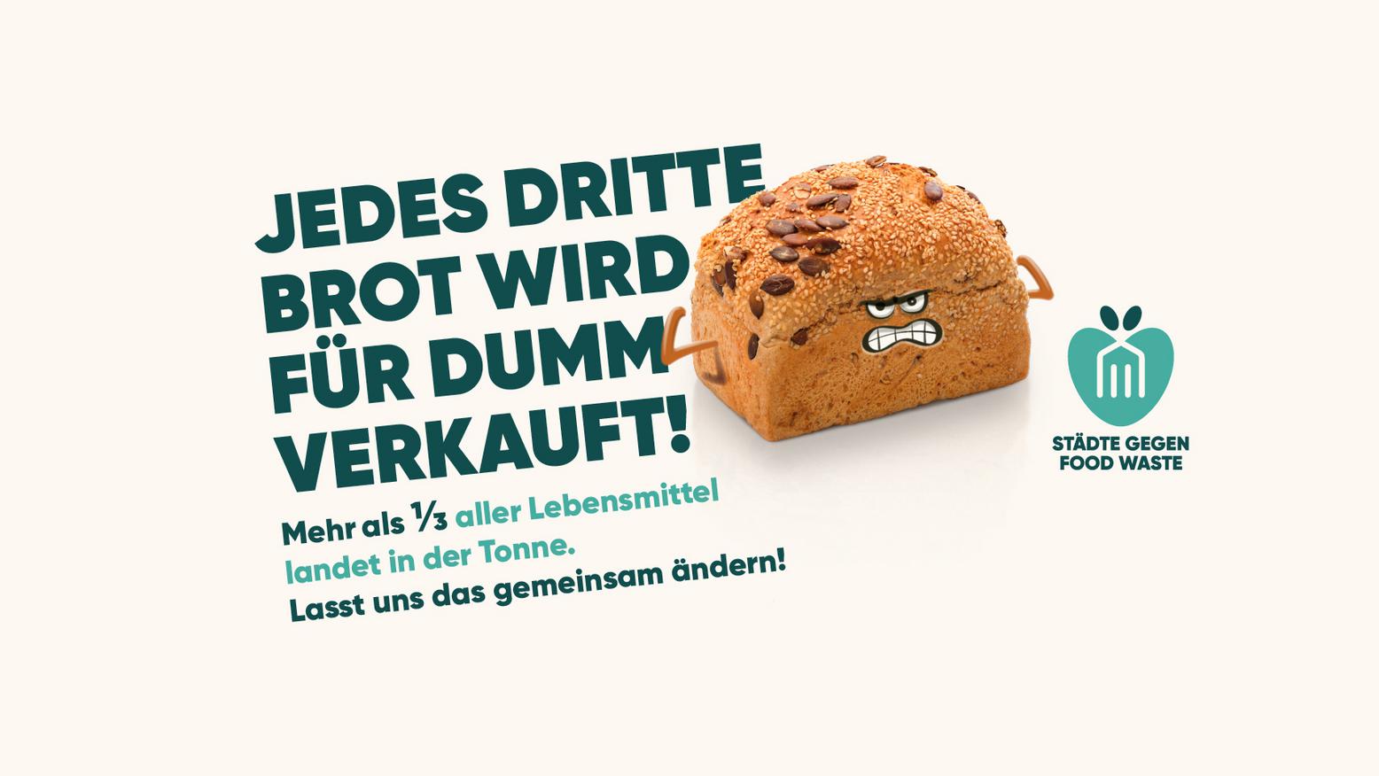 Motiv Städte gegen Food Waste mit Brot