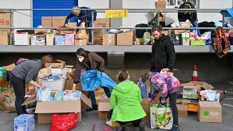 Sammelstelle der Bochum-Donezk Partnerschaftsgesellschaft