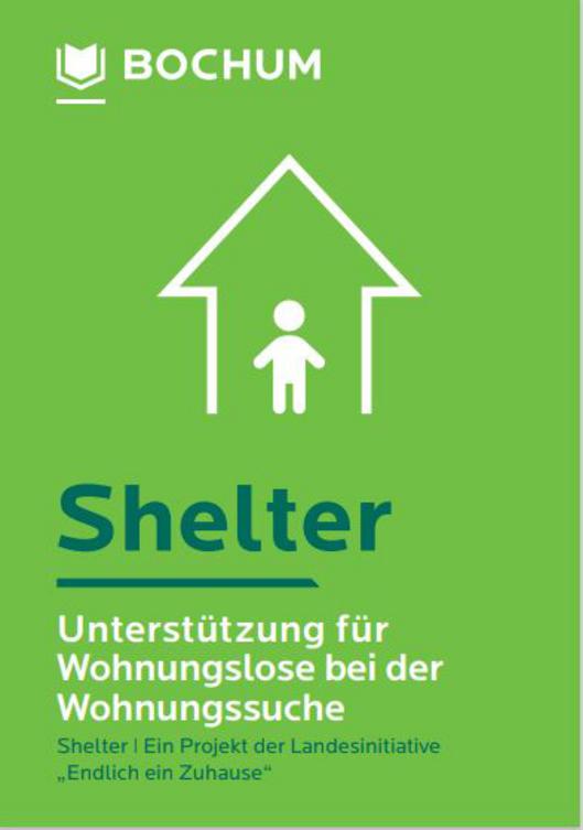 Flyer für Wohnungslose