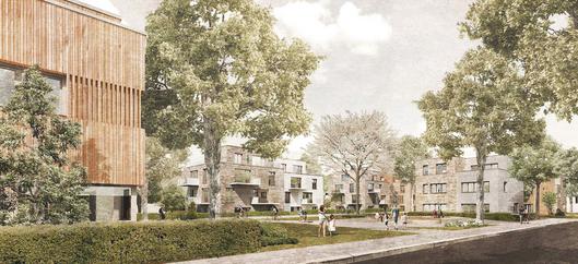 Animation des Wohnbauprojekts Günnigfeld