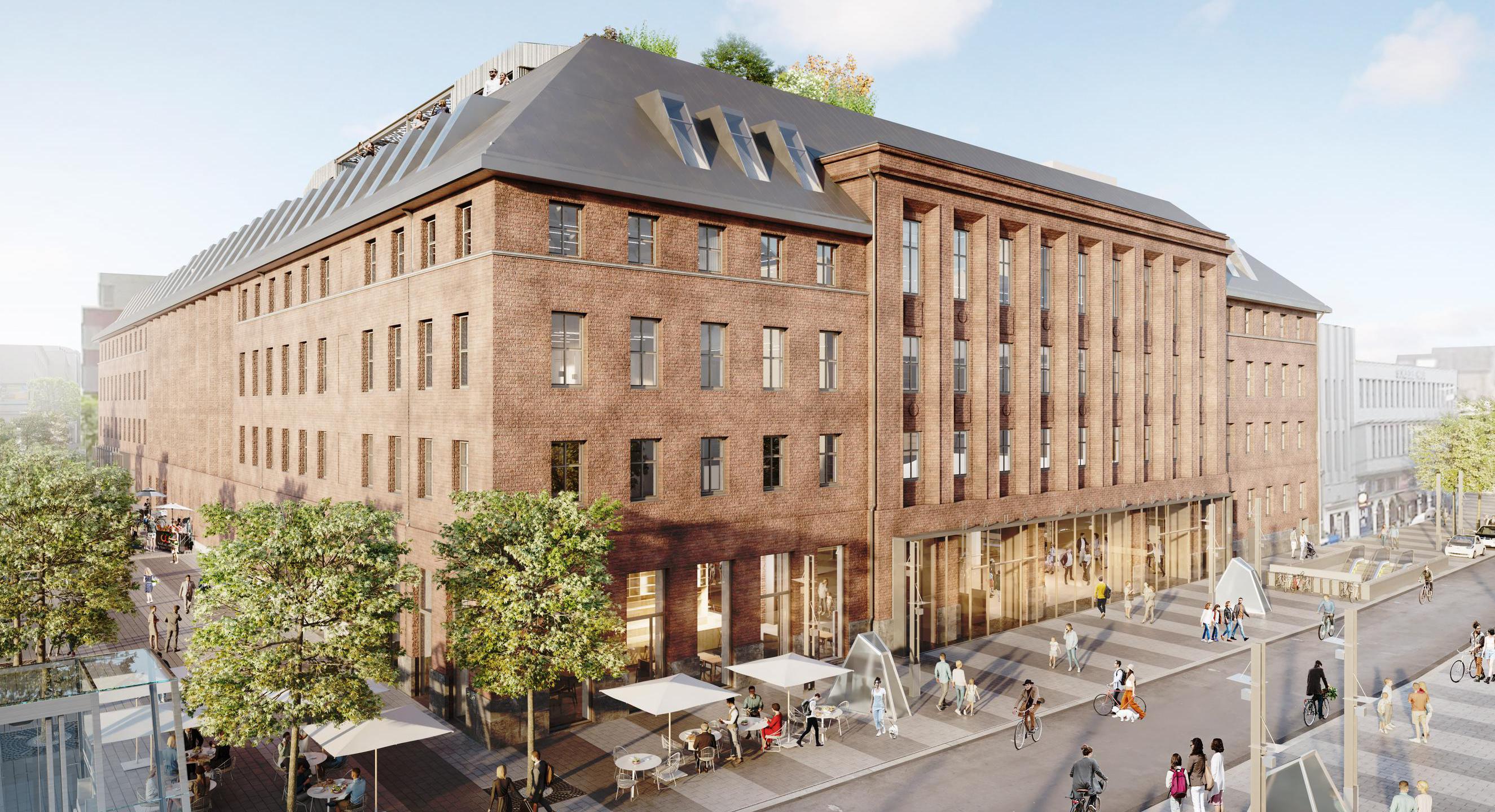 Siegerentwurf für das 'Haus des Wissens' - hier die Außenansicht.