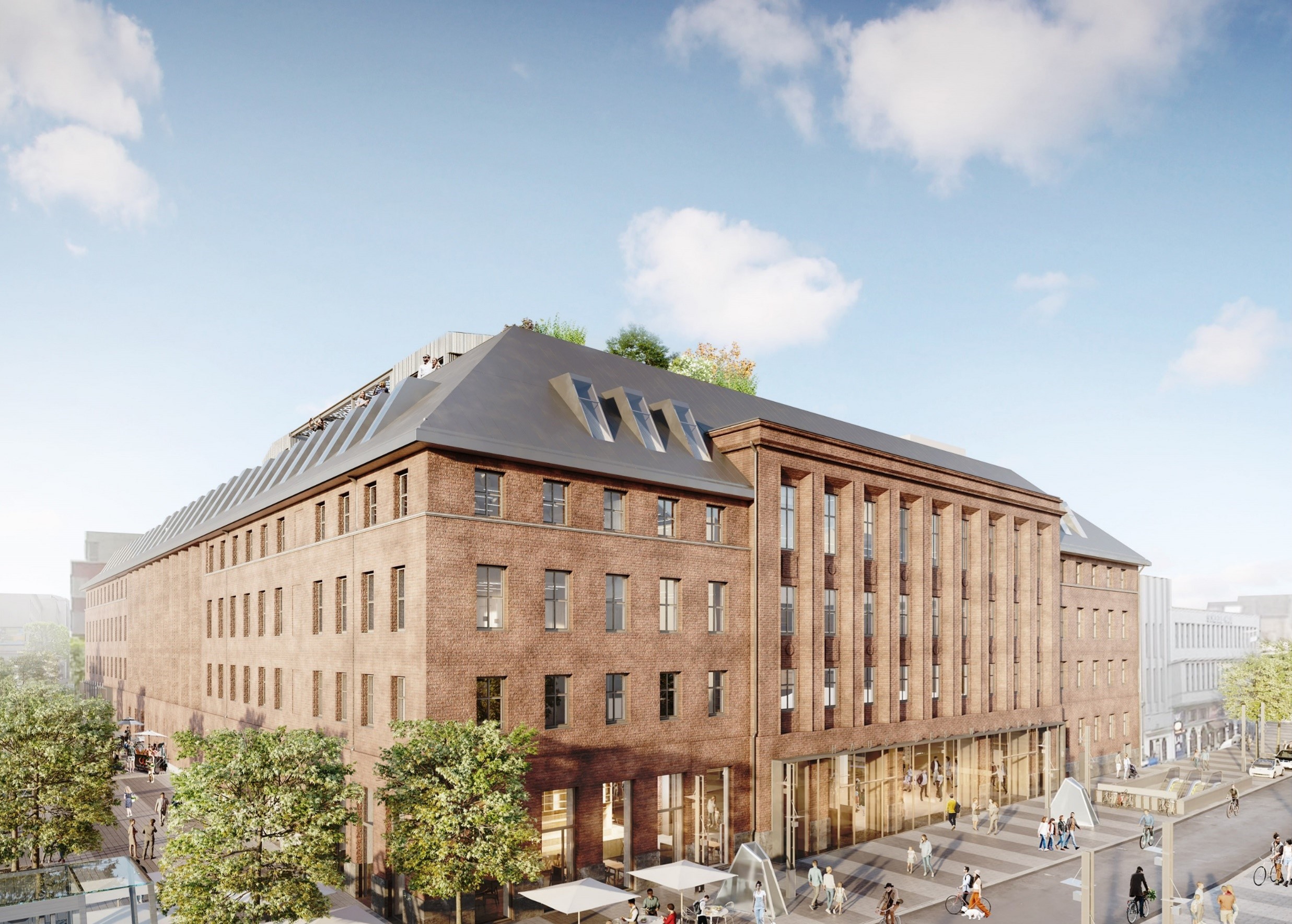 Computerentwurf vom Haus des Wissens