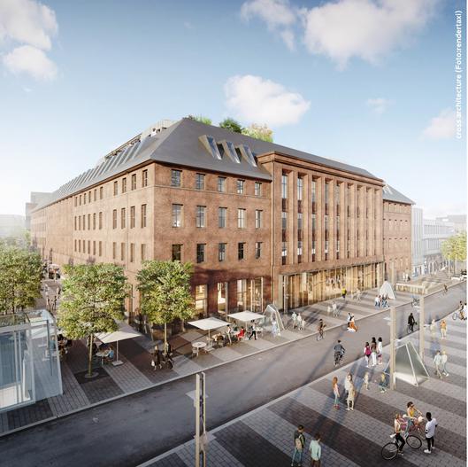 Außenansicht vom Haus des Wissens