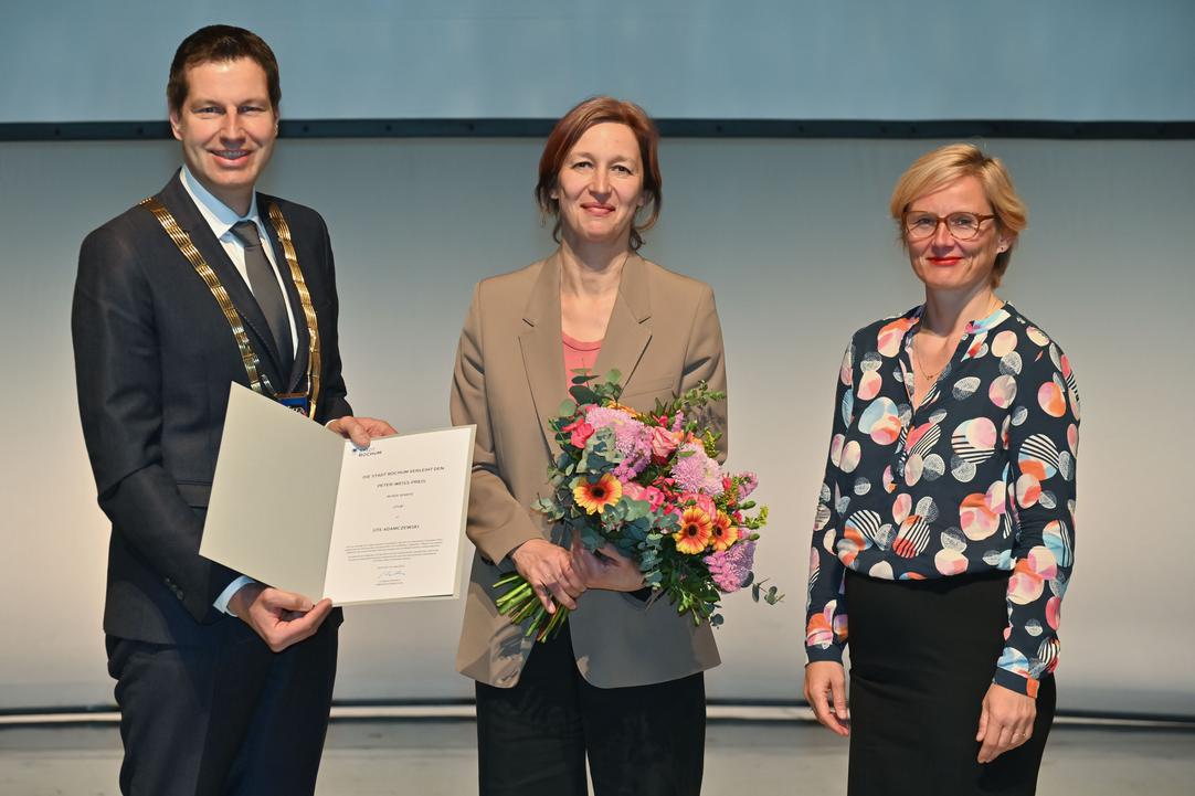 Verleihung des Peter-Weiss-Preises an Ute Adamczewski