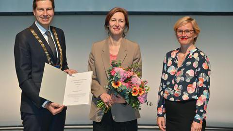 Verleihung des Peter-Weiss-Preises an Ute Adamczewski
