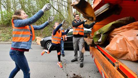 45 Tonnen Abfall sammelten die Bürgerinnen und Bürger beim letzten Frühjahrs-Stadtputz
