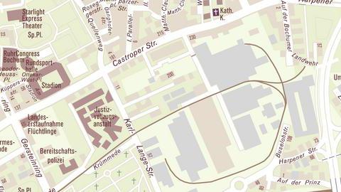 Lageplan Telefonmuseum Bochum
