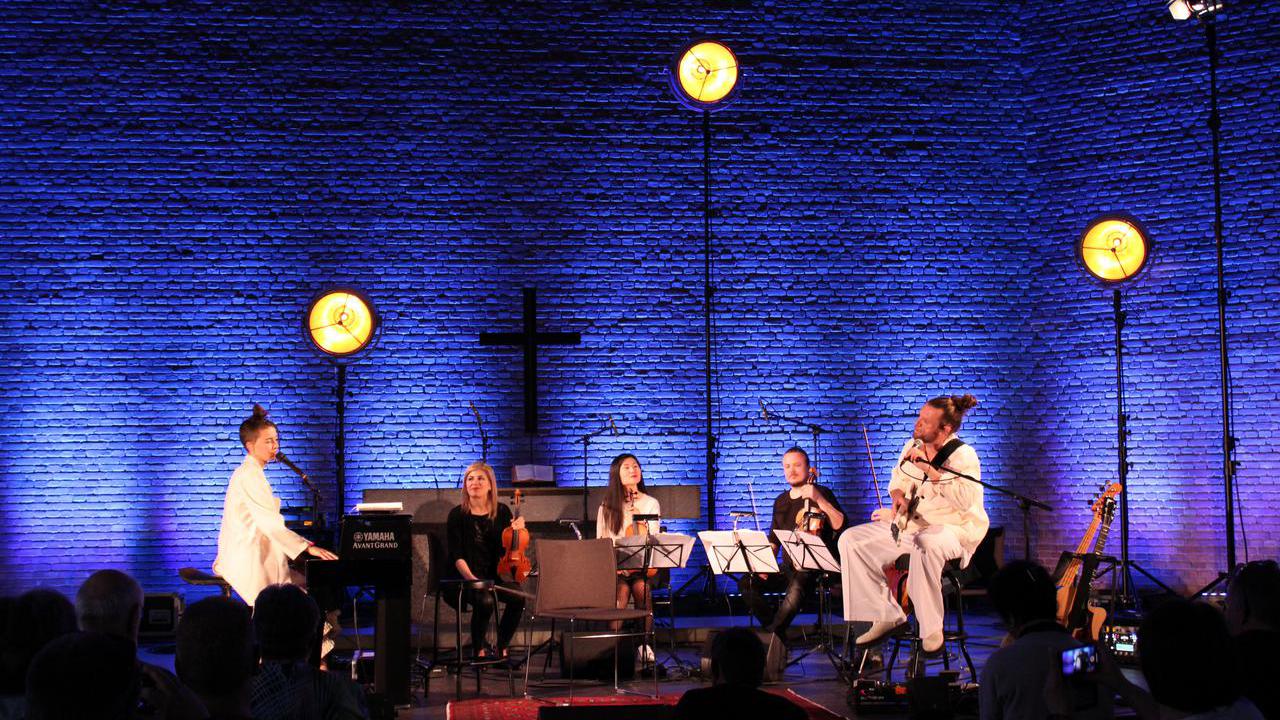 Das Viktoria-Quartett der Bochumer Symphoniker begleitete Frida Gold beim Benefizkonzert.
