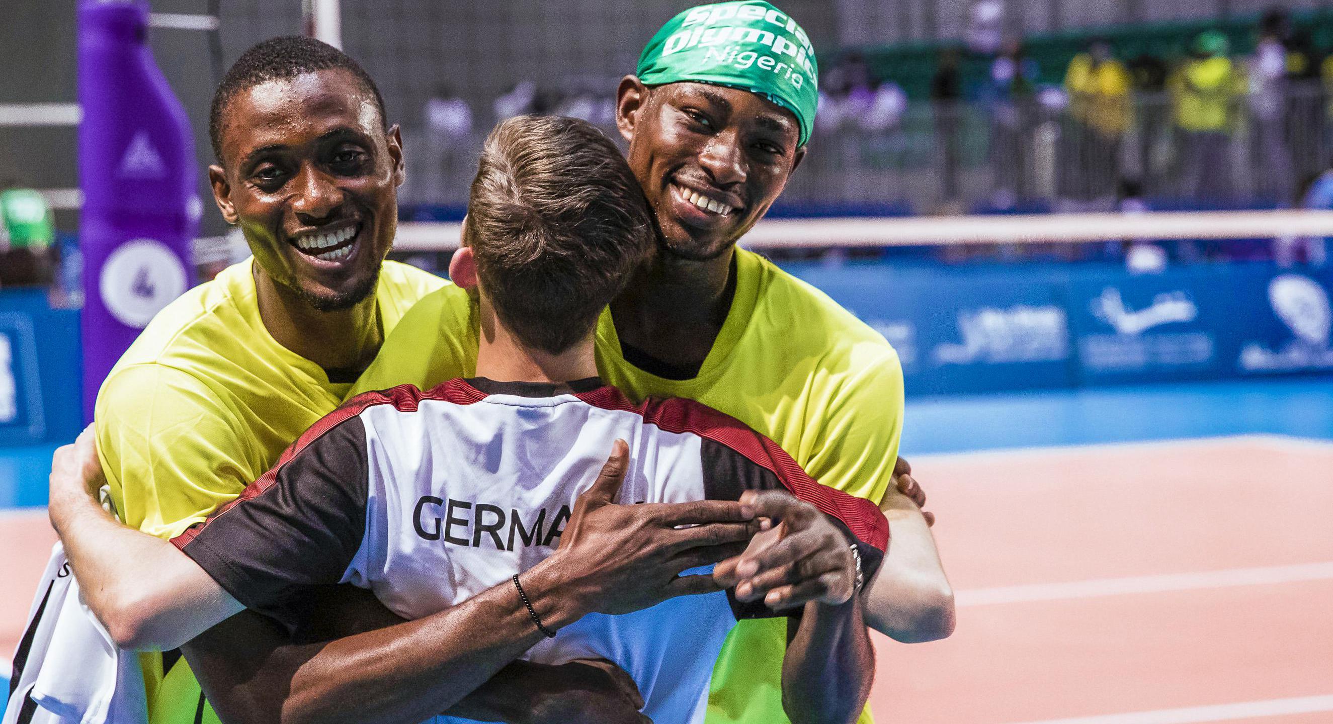 Teilnehmer der Special Olympics World Games.