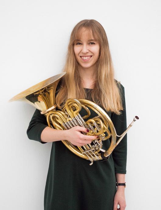 Hornistin Helene Haspelmann