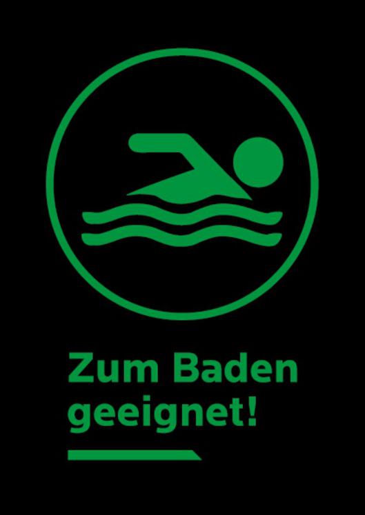 Piktrgram: grüne Badeampel