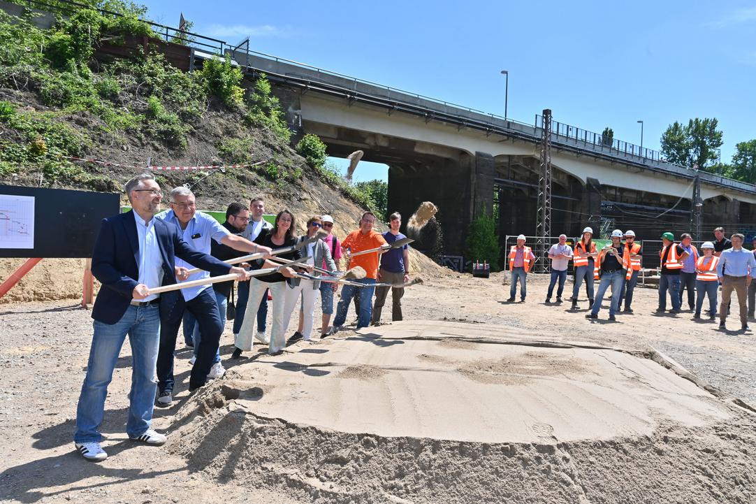 Neubau einer Brücke am Lohring in Bochum