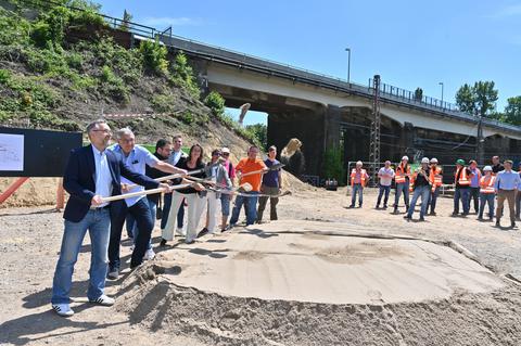 Neubau einer Brücke am Lohring in Bochum