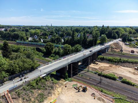 Neubau einer Brücke am Lohring in Bochum