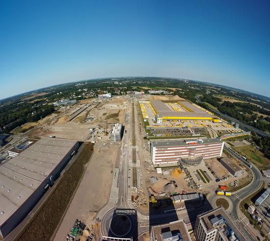 Ein Luftbild des Projekts Mark 51°7.