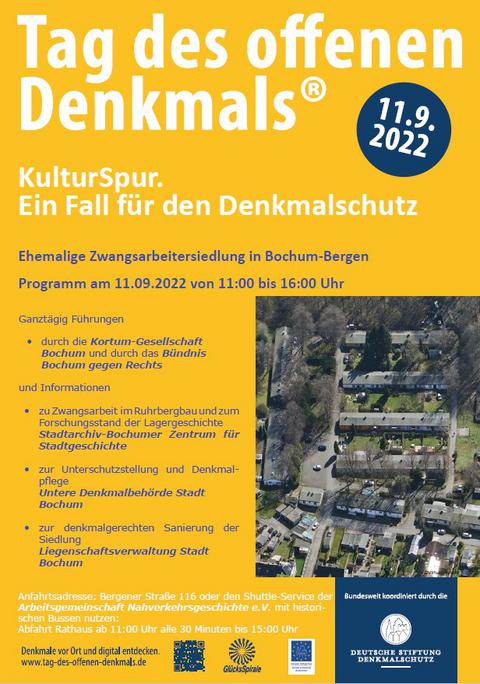 Plakat Tag des offenen Denkmals 2022