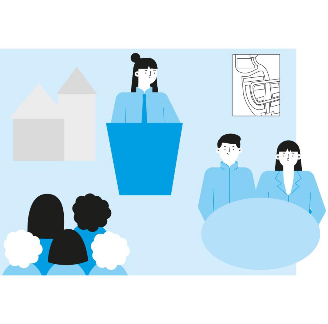 Skizze einer Initiative zur Aufstellung eines Bebauungsplanes