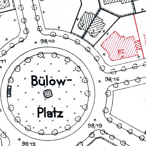 Grundpläne 1928 bis 1941 (Maßstab 1:1.000 - nur 82 von eigentlich 290 Kartenblättern wurden fertiggestellt)