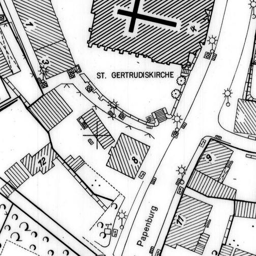 Grundkarten Wattenscheid 1950 bis 1973 (nur ein Viertel des Stadtgebiets der ehemaligen Stadt Wattenscheid liegt vor, Maßstab 1:1.000)