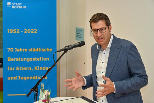 Feier zu "70 Jahre Erziehungsberatung" in Bochum am 16.09.2022 im Sozialen Zentrum Südwest.
