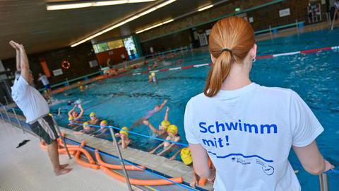 Die Schwimmkurse fanden im September im Hallenfreibad Hofstede statt.