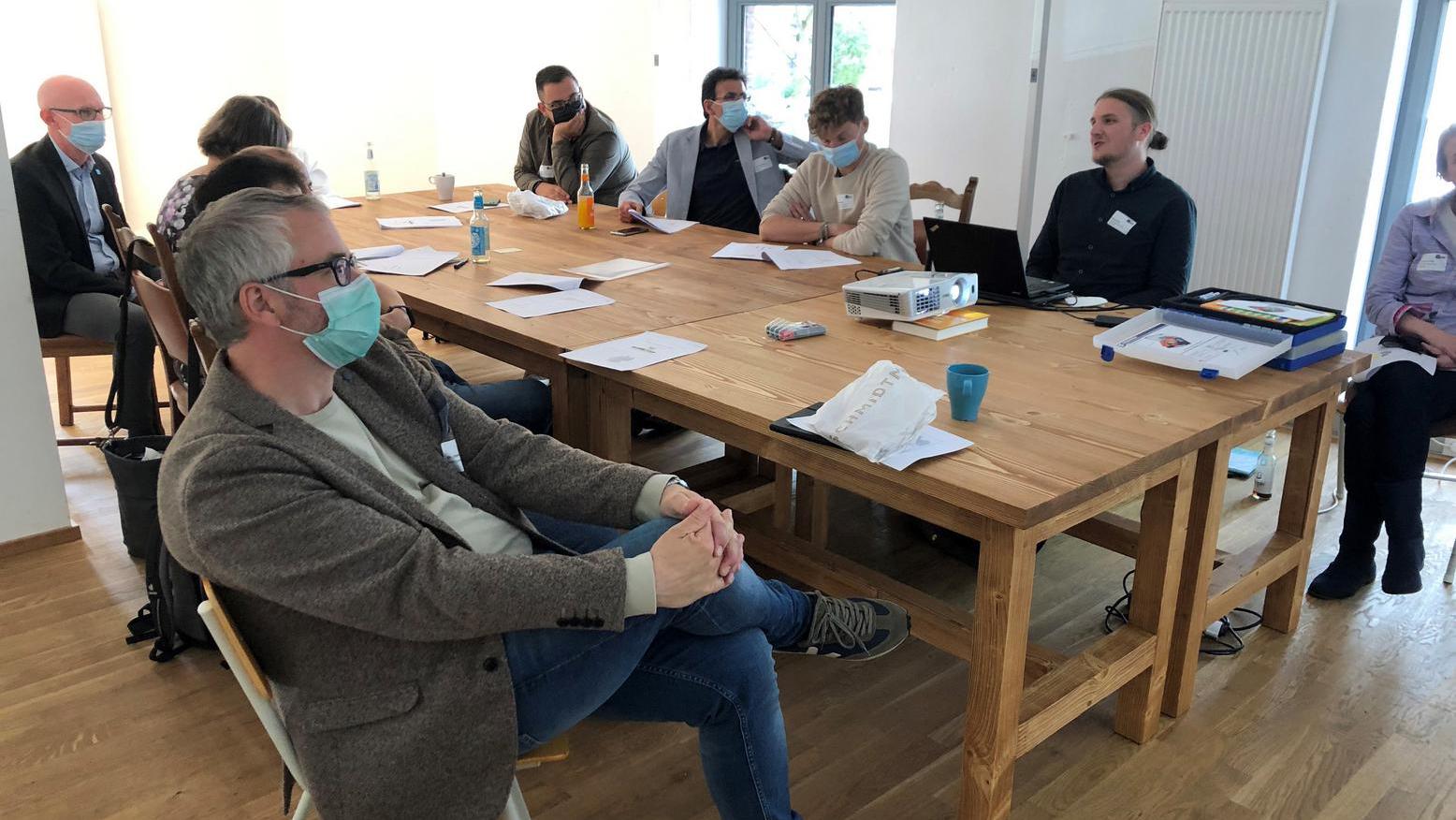 Impressionen aus dem Pup-up CityLab „Religiöse und kulturelle Vielfalt in der Stadtgesellschaft“ von 24. Mai 2022