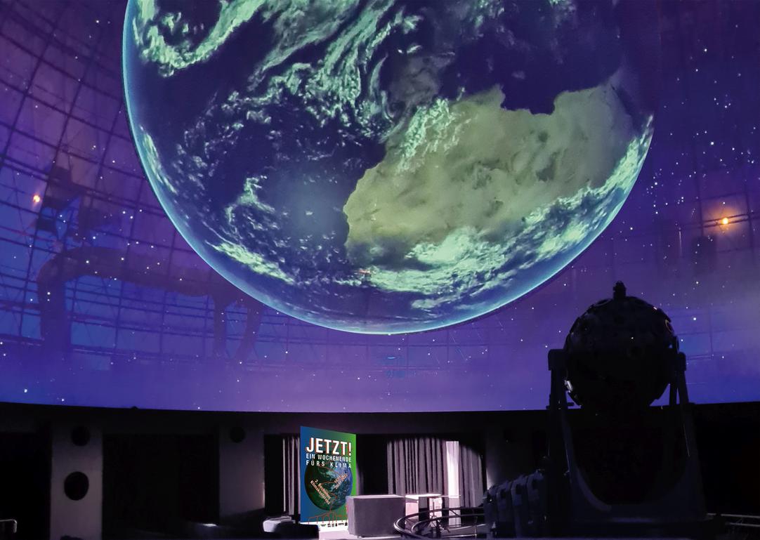 Aufnahme aus dem Planetarium