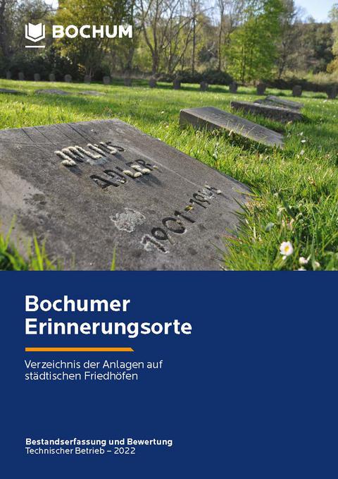 Deckblatt Verzeichnis Bochumer Erinnerungsorte