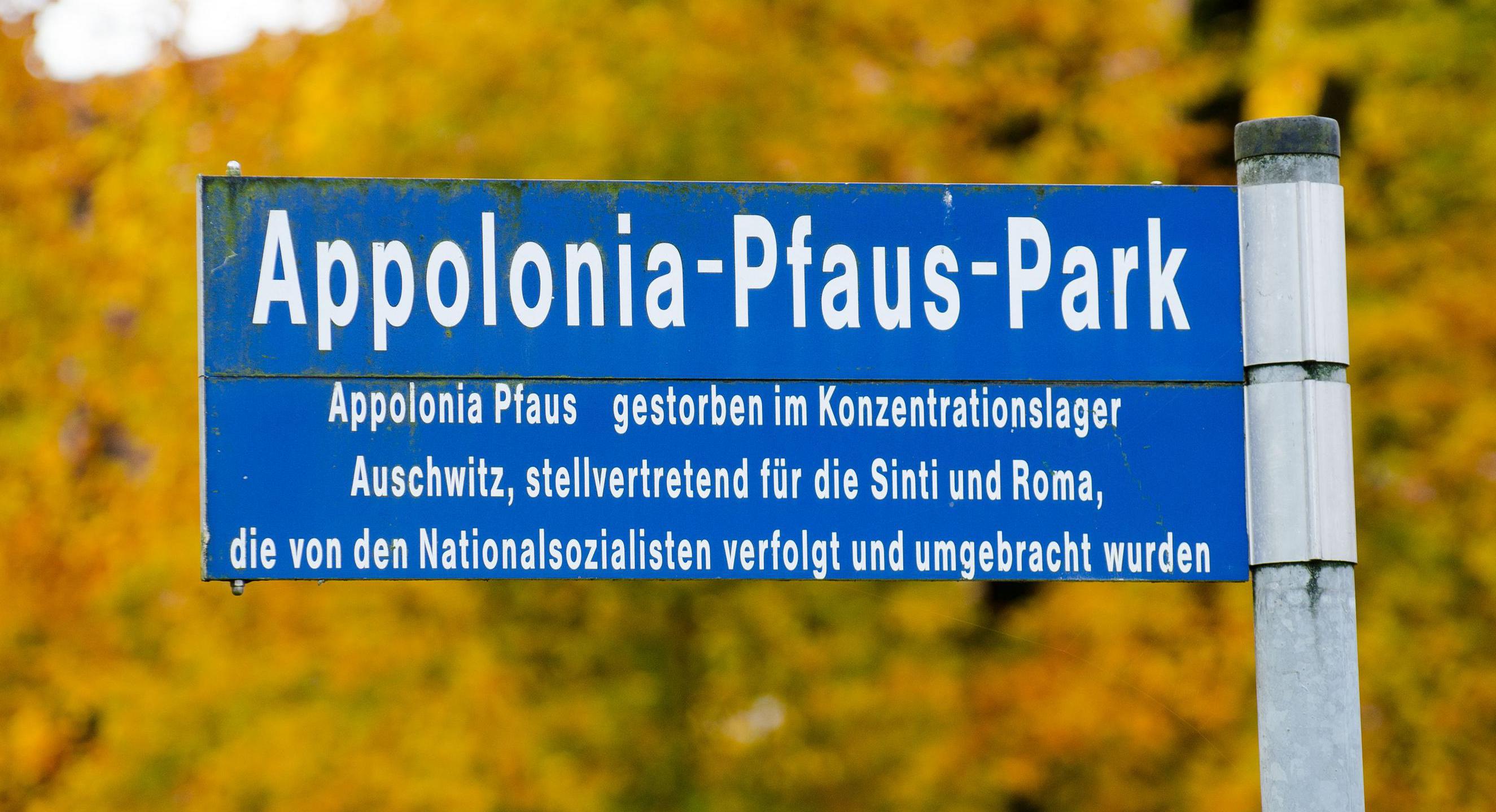 Der Appolonia-Pfaus-Park in Bochum, 14.11.2016