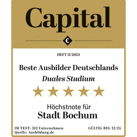 Logo Capital - Bester Ausbilder Deutschlands Duales Studium