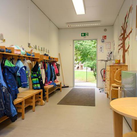Umziehbereich einer Kindertagesstätte