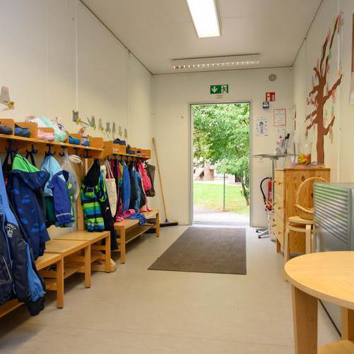 Umziehbereich einer Kindertagesstätte
