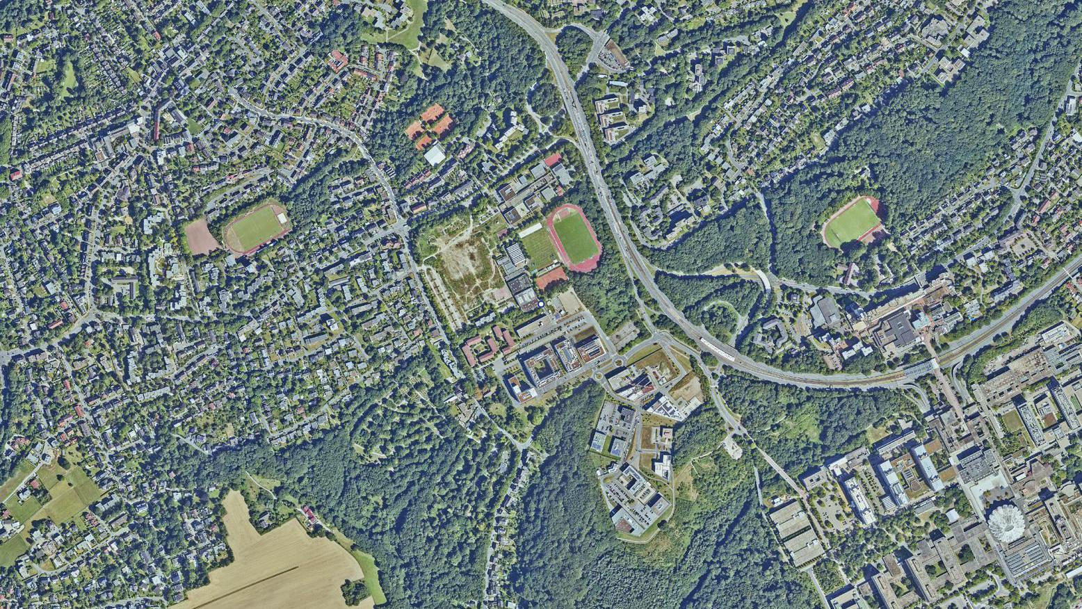 Luftbild des Plangebietes
